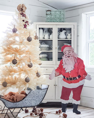 52 Inch Tall Vintage-Inspired Lifesize Santa Cutout | Santa Friends Collection