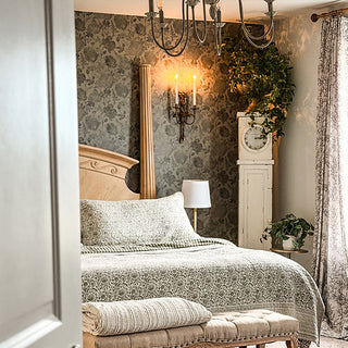 double candle sconce with LED candles, set of 2