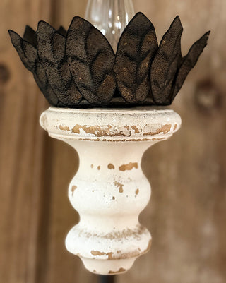 Grand Architectural Wood Panel Candle Sconces, Set of 2