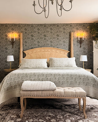 Bronze Cast Iron LED Candle Wall Sconces with Remote Timer, Set of 2