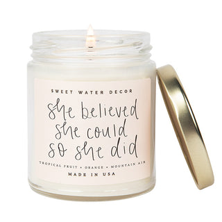 She Believed Soy Candle