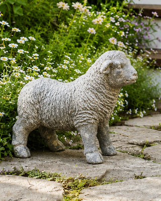 Indoor/Outdoor Resin Sheep Statue - Farmhouse Figurine