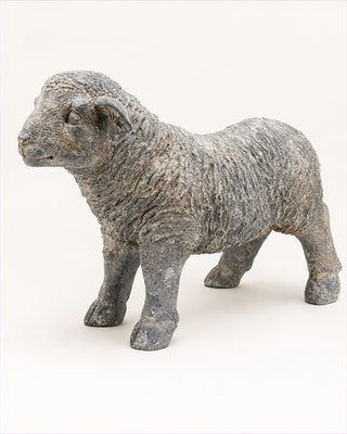 Indoor/Outdoor Resin Sheep Statue - Farmhouse Figurine