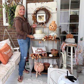 Rustic 3-Tier Display Shelf