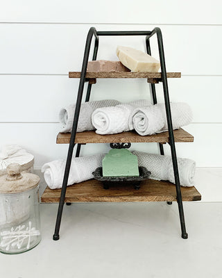 Tabletop A-Frame Shelving Stand