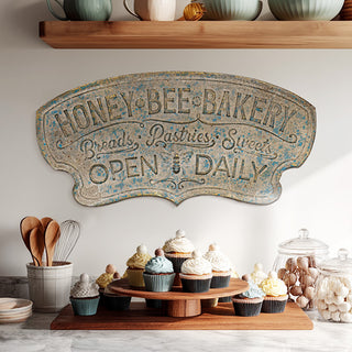 Honey Bee Bakery Wall Sign