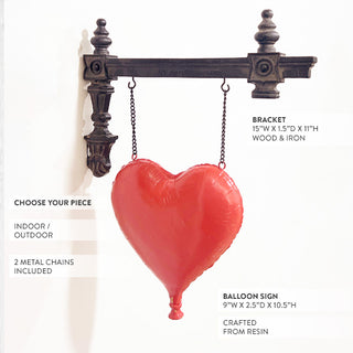 Hanging Heart Valentine Sign | Our "Valentine's Day" Signs Of The Seasons Edition