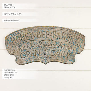 Honey Bee Bakery Wall Sign