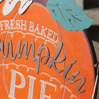 fresh baked pumpkin pie