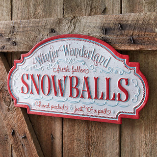 Scalloped Vintage Metal Christmas Wall Sign, Choose Your Style