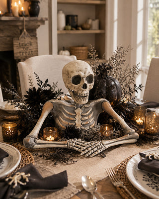 Half Skeleton Table Centerpiece