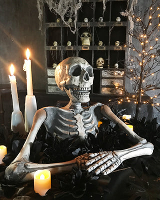Half Skeleton Table Centerpiece