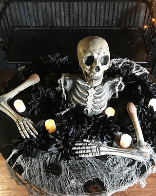Half Skeleton Table Centerpiece
