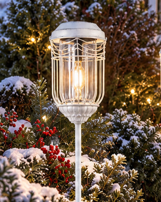 Solar Glass Globe Garden Lantern Stake