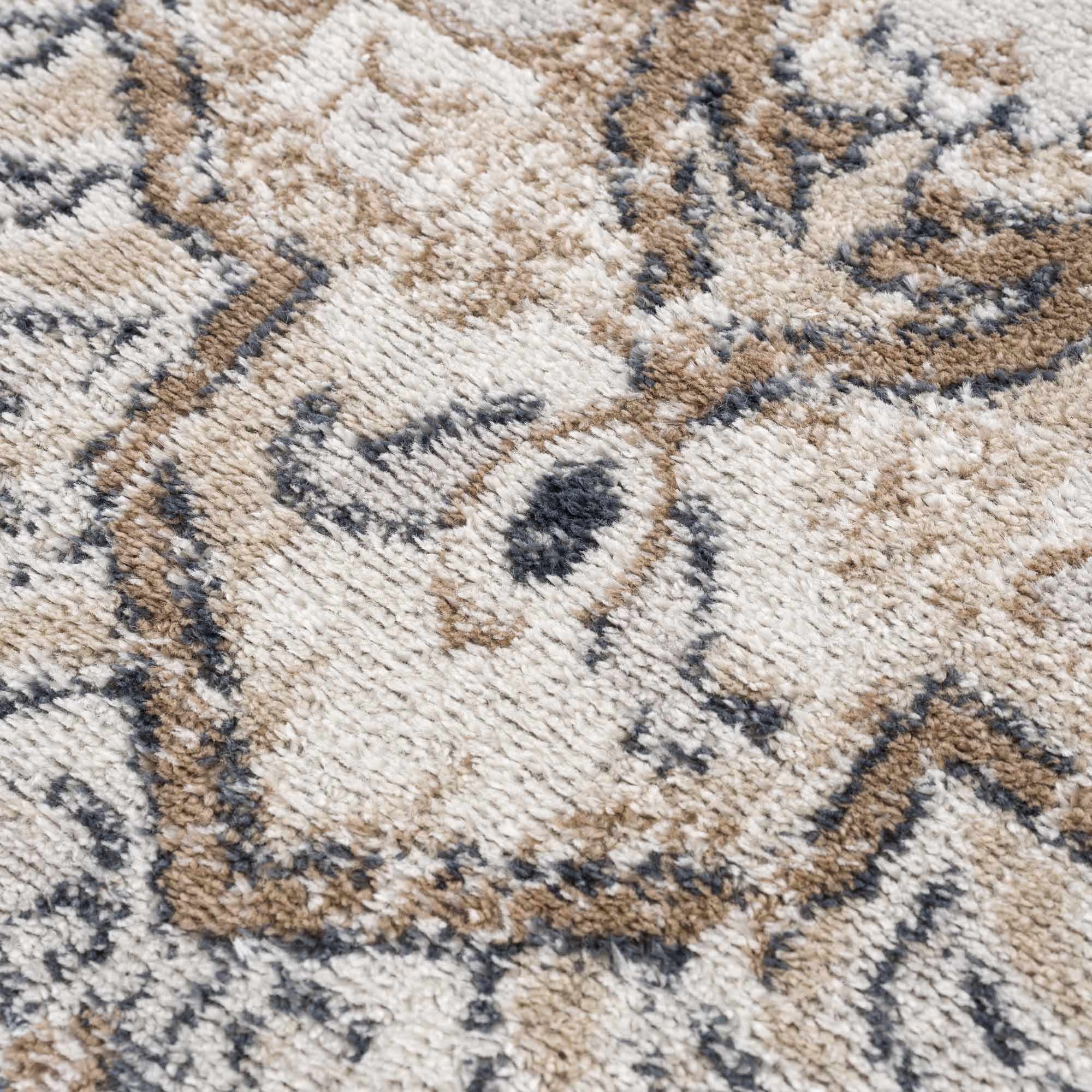 Distressed Cream Rust Rug Cream Distressed Area Rug - Decor Steals