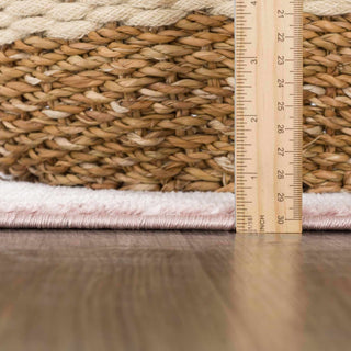 Blush & Light Pink Area Rug