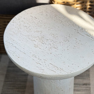 Outdoor Pedestal End Table