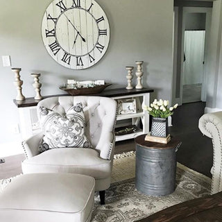 Whiskey Barrel Metal Drum Table