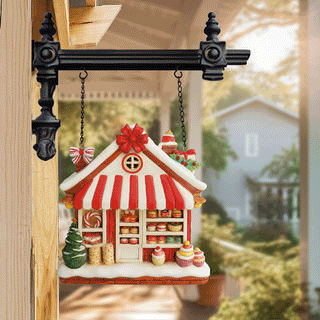 Light Up Sweet Shoppe Christmas Hanging Decoration | Our "Christmas" Signs Of The Seasons Edition