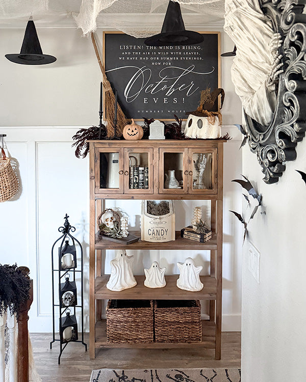 Grand Three-Tier Metal Candle Lantern Tower