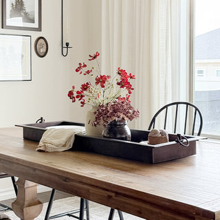 43 Inch Indoor/Outdoor Iron Tray