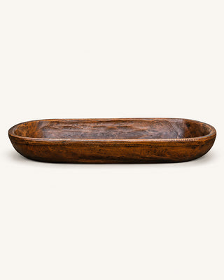 Treenware Tray Carved Wood Look, Choose Your Style