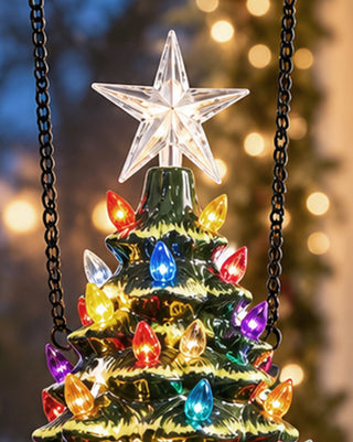 Light Up Christmas Tree Hanging Sign | Our "Christmas" Signs Of The Seasons Edition