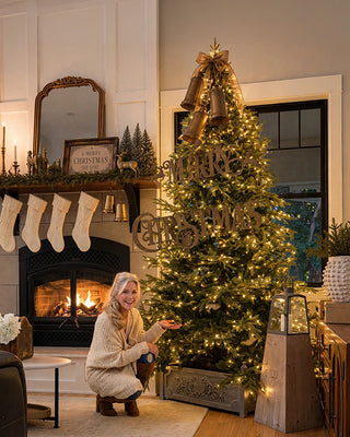 Outdoor/Indoor Wood Christmas Tree Collar, Choose Your Size