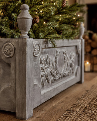 Outdoor/Indoor Wood Christmas Tree Collar, Choose Your Size