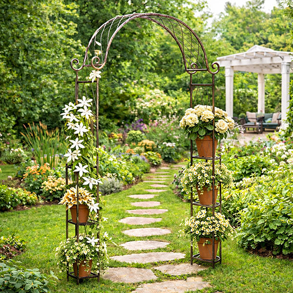 garden plant trellis Outdoor Garden Arch Trellis