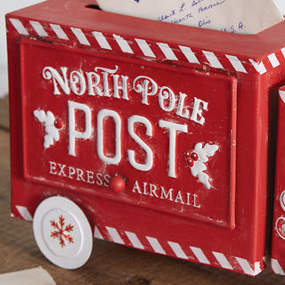 North Pole Post Christmas Truck Decor