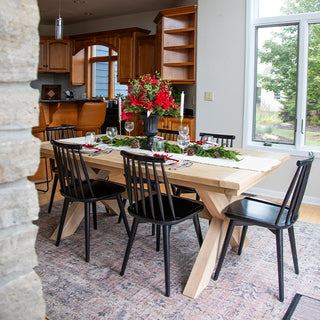 Pre-lit LED Poinsettia and Berry Christmas Urn Arrangement