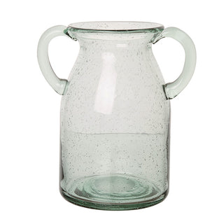 Vintage Inspired Glass Double Handle Vase, Choose Your Style