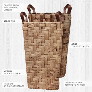 hyacinth baskets