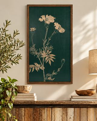Botanical Elegance Framed Floral Wall Art