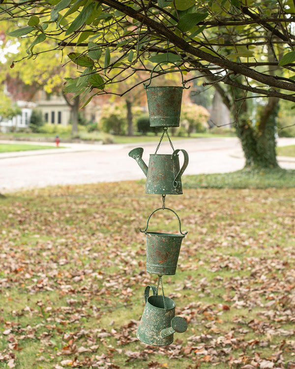 hanging plant watering can Outdoor Metal Hanging Watering Can Garden Wall Ornament