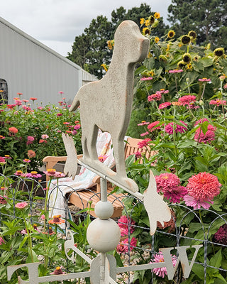 Outdoor Large Farmhouse Weathervane Metal Garden Stake