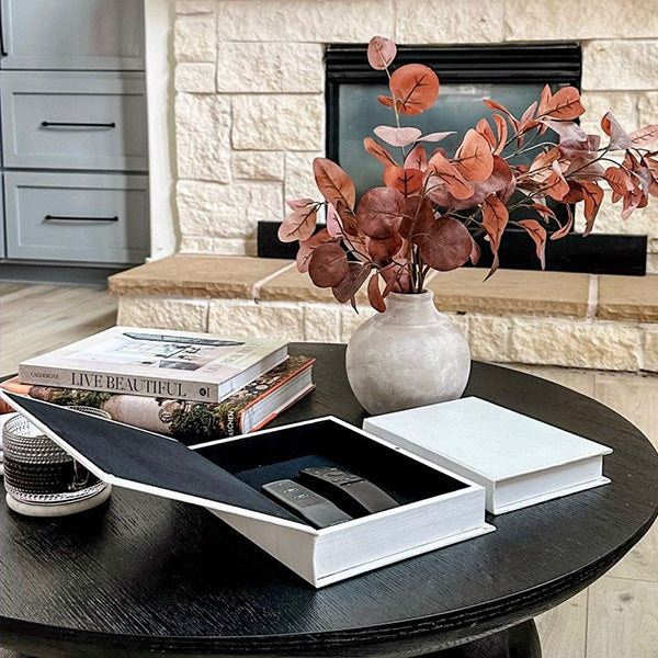 coffee table books aufbewahrung linen-storage-books