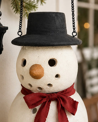 Snowman Windchime Sign with Bell Signs of the Seasons Winter Edition