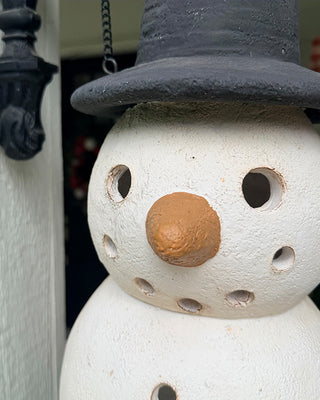 Snowman Windchime Sign with Bell Signs of the Seasons Winter Edition