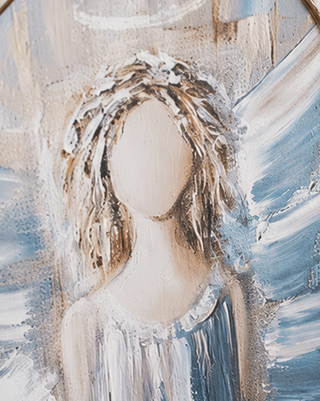 Arched Winter Angel Wall Art, Set of Two | Switch-a-Print Series