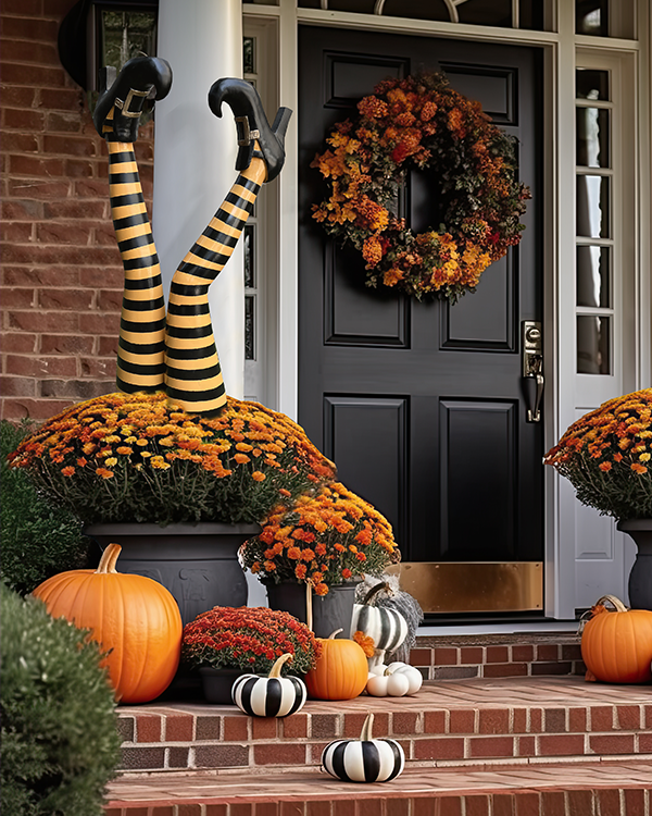 Wicked Witch Yard Stakes