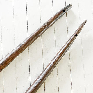 Vintage Handmade Wood Spoons, Set of 2