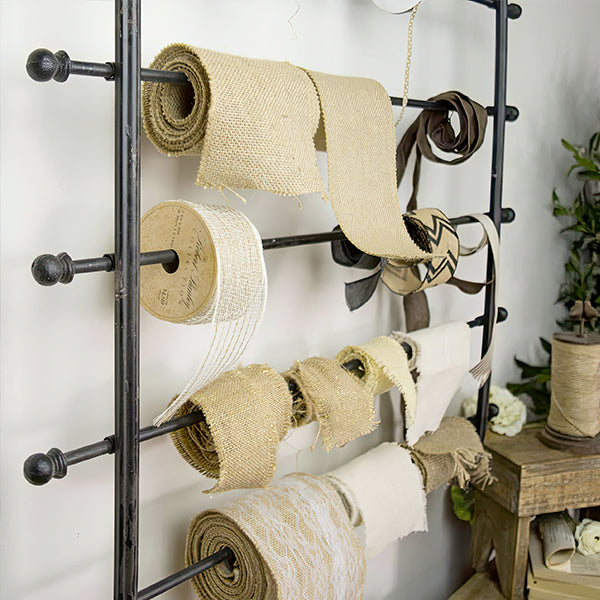 Wrapping Paper Metal Wall Rack - Decor Steals