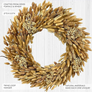 Fall Wreath Details