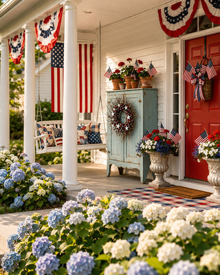 Americana Twigs Stars Wreath 24 Inch Celebrate America's 250th