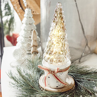 LED Glass Christmas Tree
