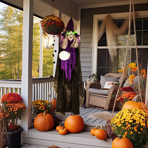 Light Up Moving Witch - Decor Steals