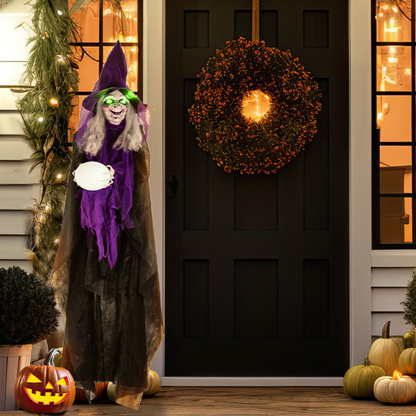 Light Up Moving Witch - Decor Steals