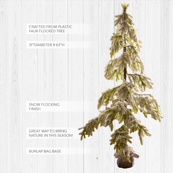 Snowy Christmas Tree - Decor Steals